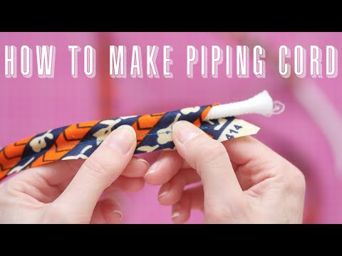 How to Make Piping Cord | Handmade Piping Cord Tutorial