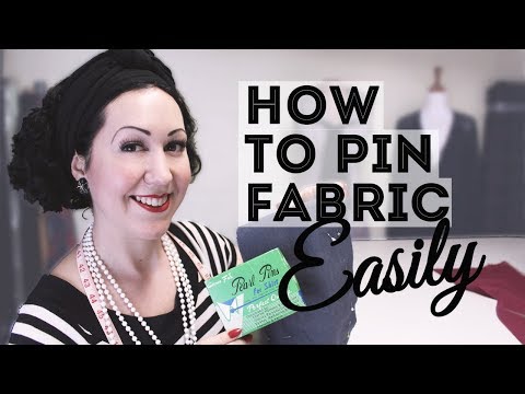 How to Pin Fabric for Sewing? Can you sew over pins? -2 ways to pin fabric plus my method!