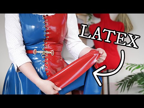 I made a LATEX dress (it&#039;s easier than you&#039;d think!)