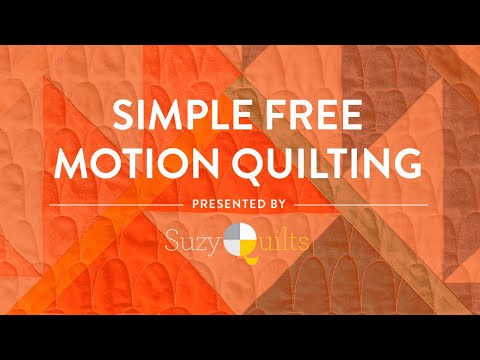 Simple Free Motion Quilting