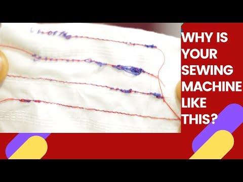 Why Do Sewing Machines Do This /Upper and lower bad stitches problem and solution/Sewing Problem