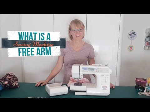 What is a sewing machine free arm (and when do you use it)?